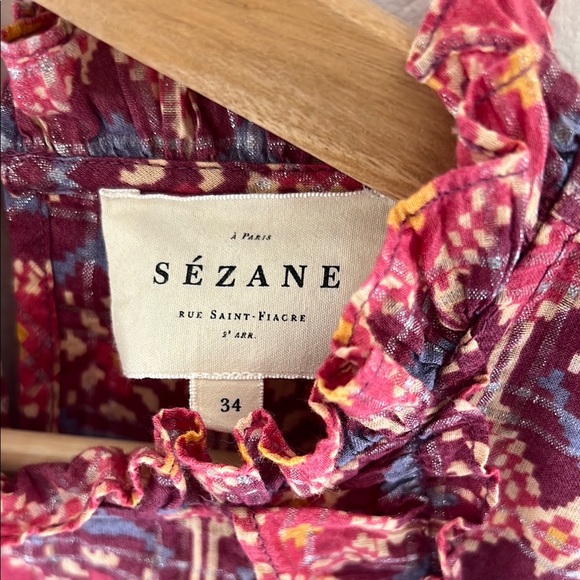 Floral Ruffle Blouse - Multicolor - Picture 2 of 4